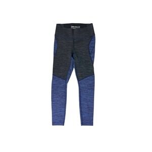 Outdoor Voices Techsweat Black Blue Heather Color Block 7/8 Leggings Size Small